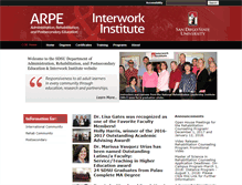 Tablet Screenshot of interwork.sdsu.edu