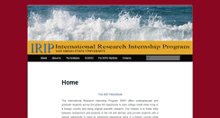 Desktop Screenshot of irip.sdsu.edu