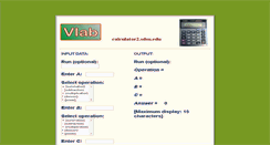 Desktop Screenshot of calculator2.sdsu.edu
