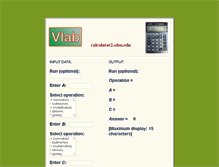Tablet Screenshot of calculator2.sdsu.edu