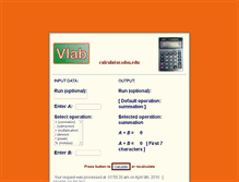 Tablet Screenshot of calculator.sdsu.edu
