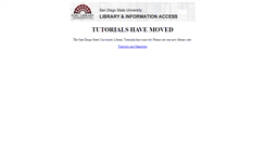 Desktop Screenshot of infotutor.sdsu.edu