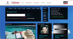 Desktop Screenshot of library.sdsu.edu