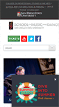 Mobile Screenshot of music.sdsu.edu