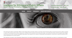 Desktop Screenshot of ethics.sdsu.edu