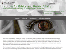 Tablet Screenshot of ethics.sdsu.edu