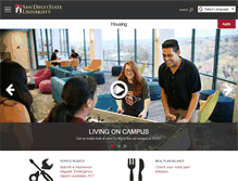 Tablet Screenshot of housing.sdsu.edu