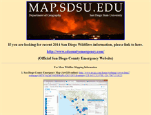 Tablet Screenshot of map.sdsu.edu