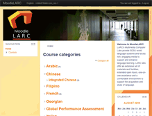 Tablet Screenshot of moodlelarc.sdsu.edu