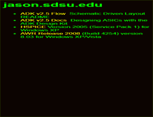 Tablet Screenshot of jason.sdsu.edu