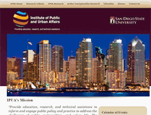 Tablet Screenshot of ipua.sdsu.edu