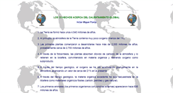 Desktop Screenshot of calentamientoglobal.sdsu.edu